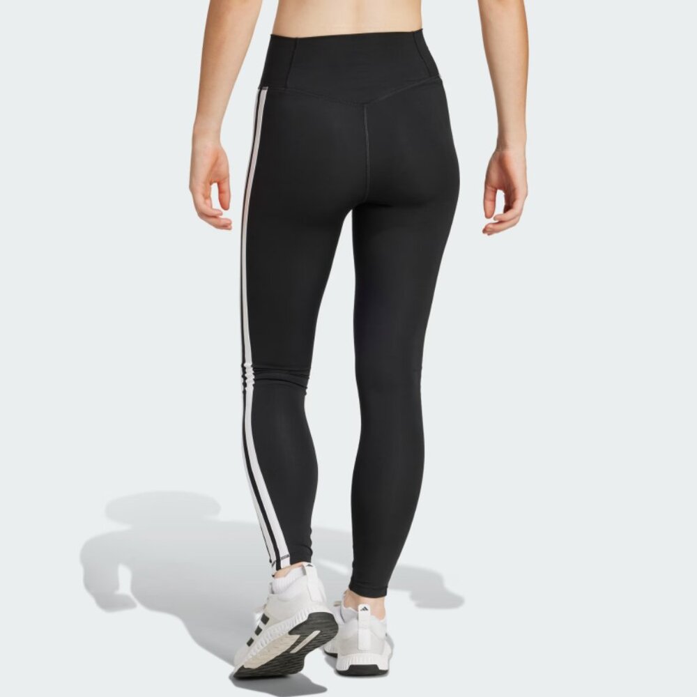 Optime Essentials 3-Stripes 7/8 Leggings - Picture 2 of 6